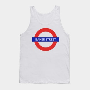 Baker Street  -- Faded Style Aesthetic Tank Top